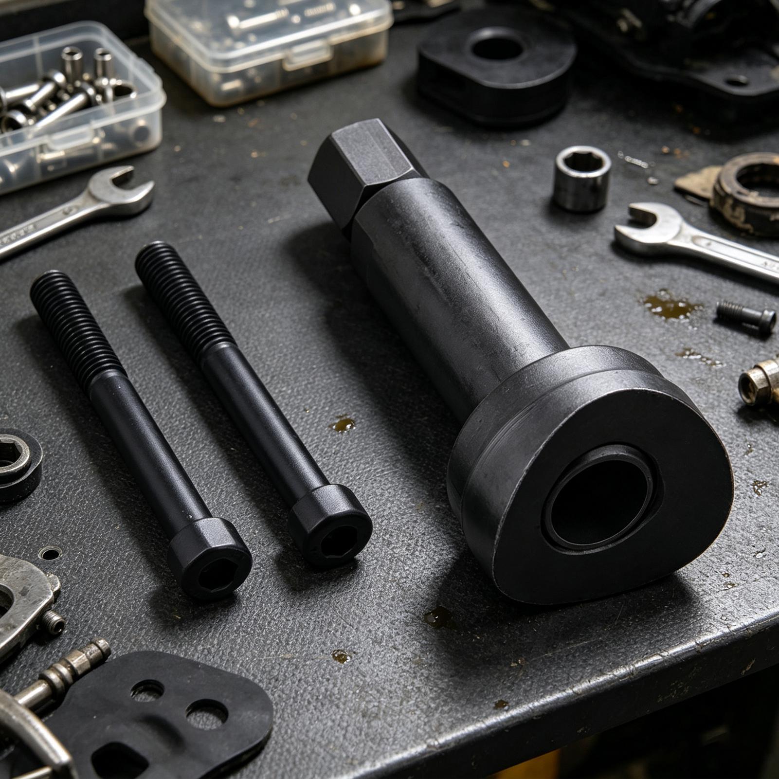Car Repair Tools - ウェッジピンプーラー修理用金属製ユニバーサルプロフェッショナルリムーバー、自動車・トラック・車両用ピストンピンエクストラクターツール