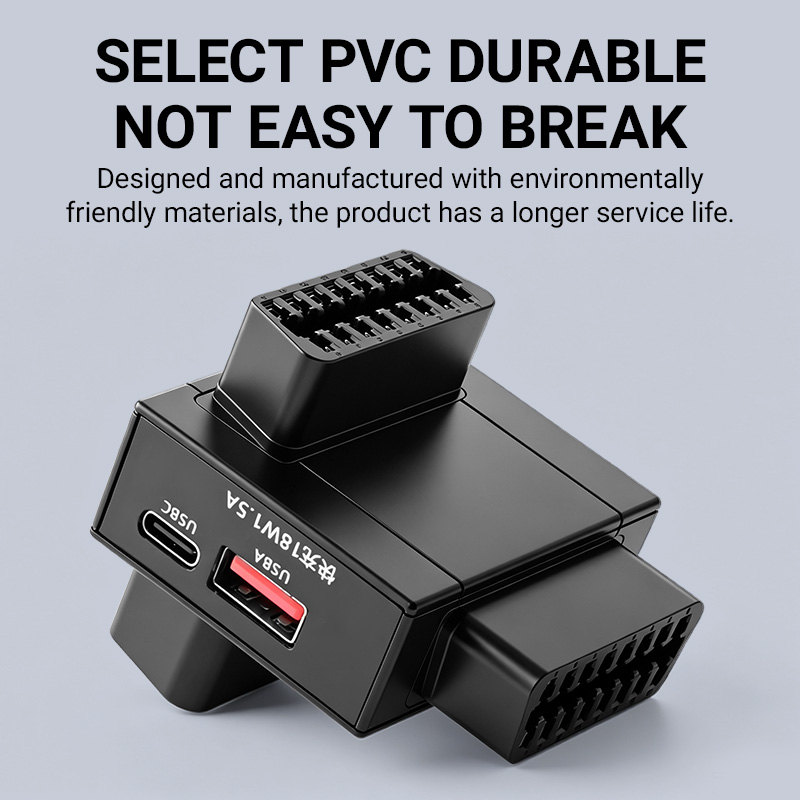 OBD2 スプリッターアダプター（1対2）、18W急速充電対 - Car Diagnostic Tool のレビューと価格