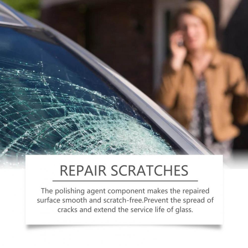 車のフロントガラス修理キット、ひび割れ、欠け、UVガラス補修 - Car Repair Tools のレビューと価格